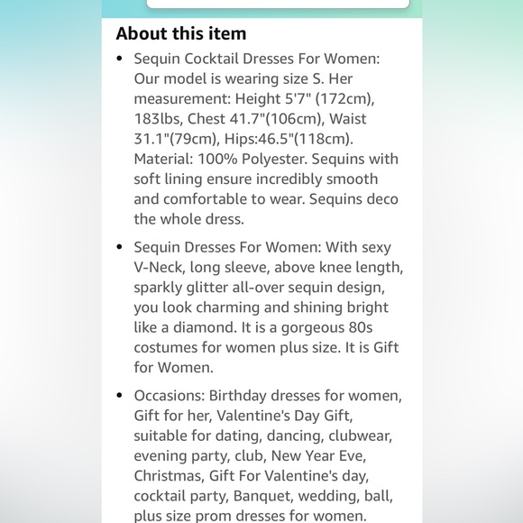 New with tag In’Voland ladies sequins cocktail long sleeve dress size 20. Black - Picture 9 of 9